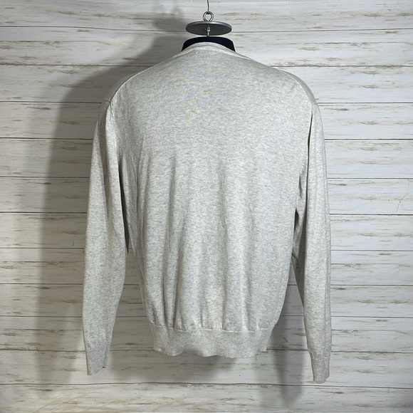 Bowen & Wright V Neck Wool Blend Sweater Men's Size XL - Picture 3 of 10